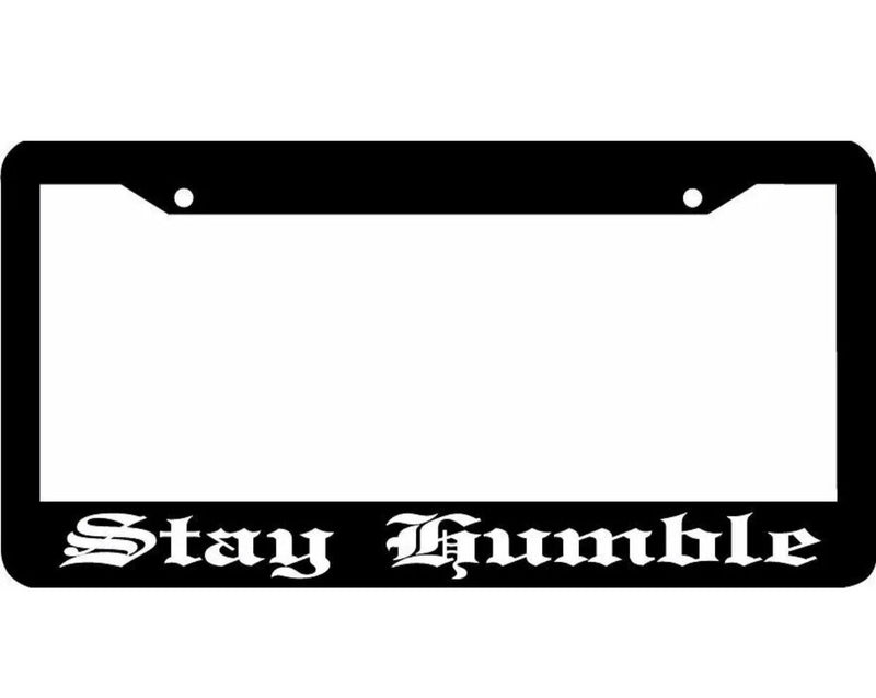JDM Stay Humble Tuner Drifting Racing Funny plate holder License Plate Frame