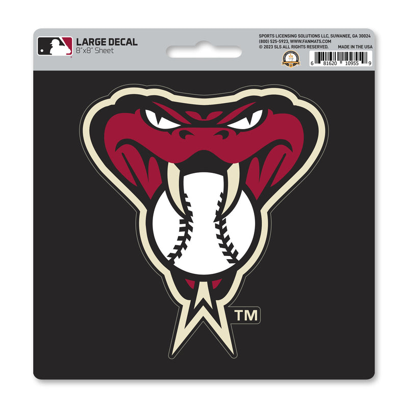 MLB Arizona Diamonbacks Decal Large 8"X8" Auto RV Boat Cooler Luggage