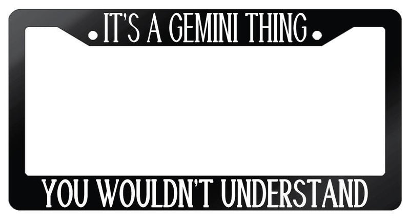 Glossy Black License Plate Frame Auto Access It&