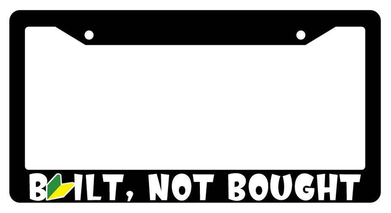 Black License Plate Frame BUILT, NOT BOUGHT (For JDM) Auto Accessory  Mod-GRAPH9856236-2122