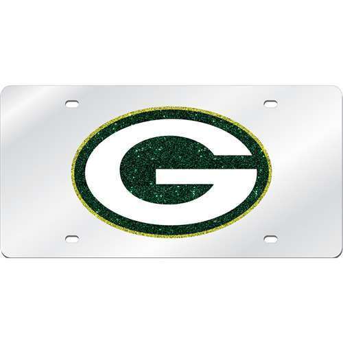 NFL Green Bay Packers Logo Mirrored License Plate