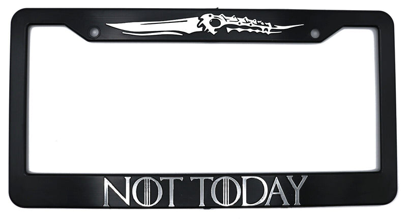 Game of Thrones "Not Today" License Plate Frame