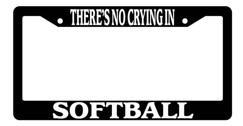 Black License Plate Frame There&