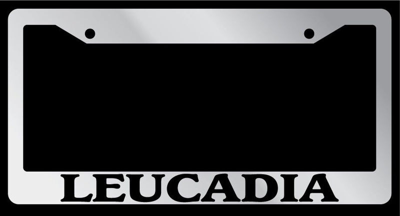 Chrome METAL License Plate Frame LEUCADIA Auto Accessory 1529  Mod-GRAPH9856236-7825
