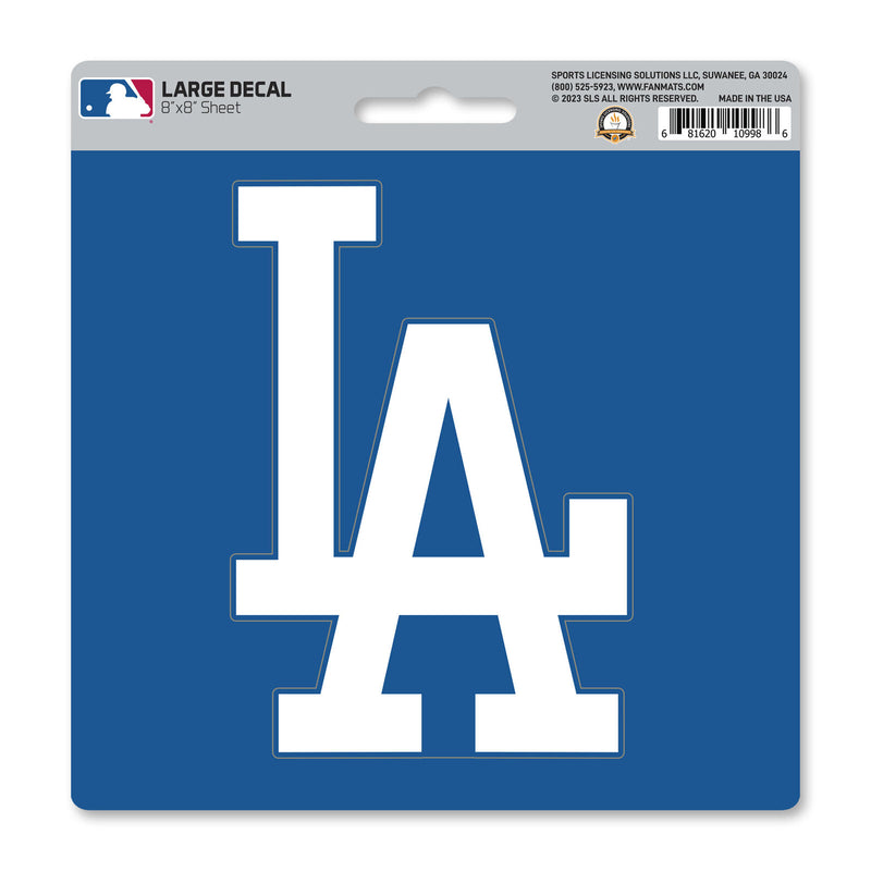 MLB Los Angeles Dodgers Decal Large 8"X8" Auto RV Boat Cooler Luggage