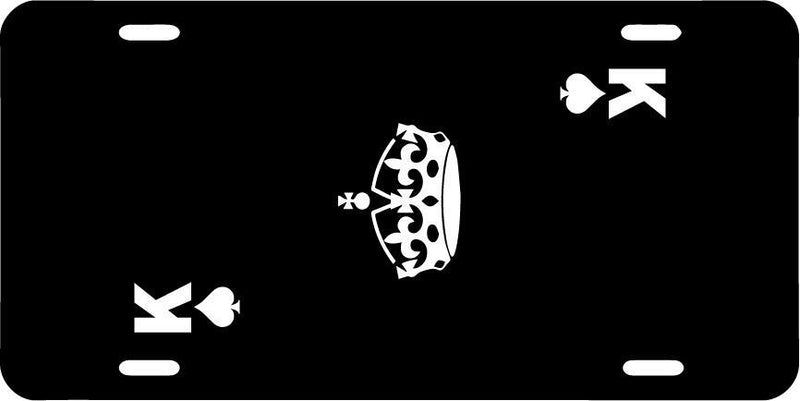 King Of Spades Black Vanity License Plate Mod-GRAPH9856236-7712