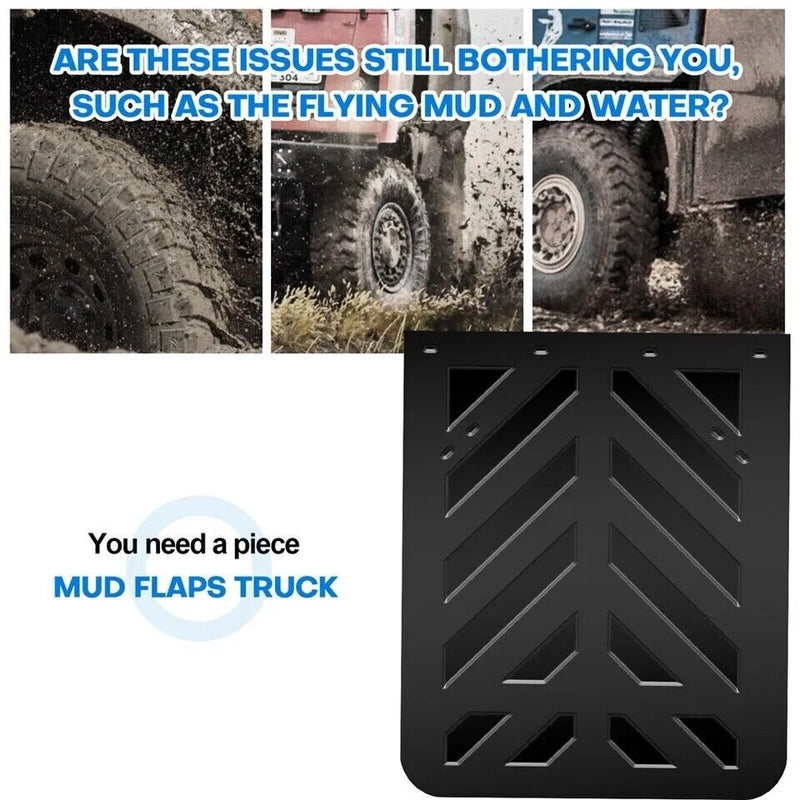 1 Pair of Rubber Mud Flaps 24"x 30" Semi Truck Trailer Heavy Duty 10mm Thick