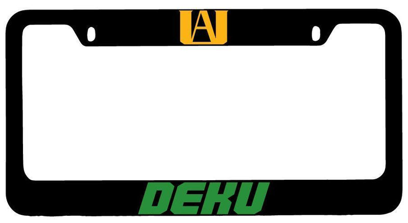 Deku Black METAL License Plate Frame My Hero Academia  Mod-GRAPH9856236-7861