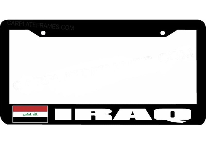 IRAQ flag License Plate Frame