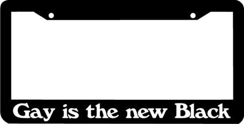 Gay is the new Black License Plate Frame
