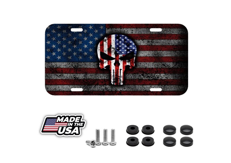 The Punisher USA US Patriot America License Plate Auto Car Tag FREE SHIP