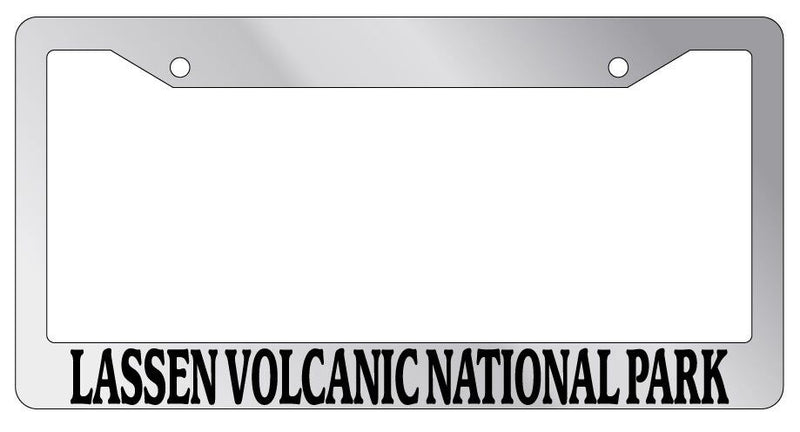 Chrome License Plate Frame Lassen Volcanic National Park Auto Accessory 1523  Mod-GRAPH9856236-4499