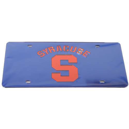 NCAA Syracuse Orange License Plate - Blue