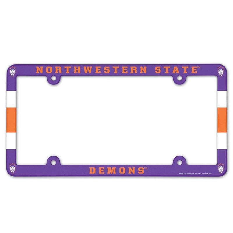 NCAA Northwestern State Demons Plastic License Plate Frame