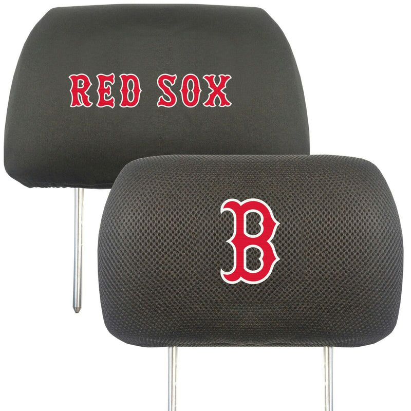 MLB Boston Red Sox 2-Piece Embroidered Headrest Covers