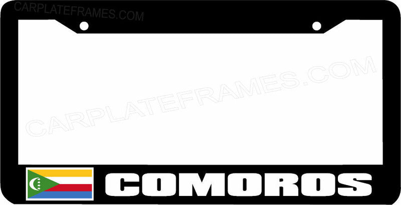 COMOROS flag License Plate Frame