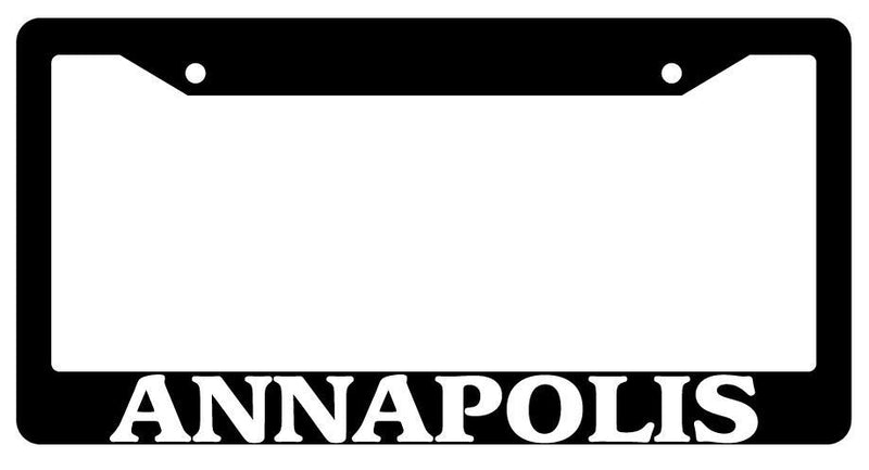 Black License Plate Frame New City State Annapolis Auto Accessory 1053  Mod-GRAPH9856236-1415