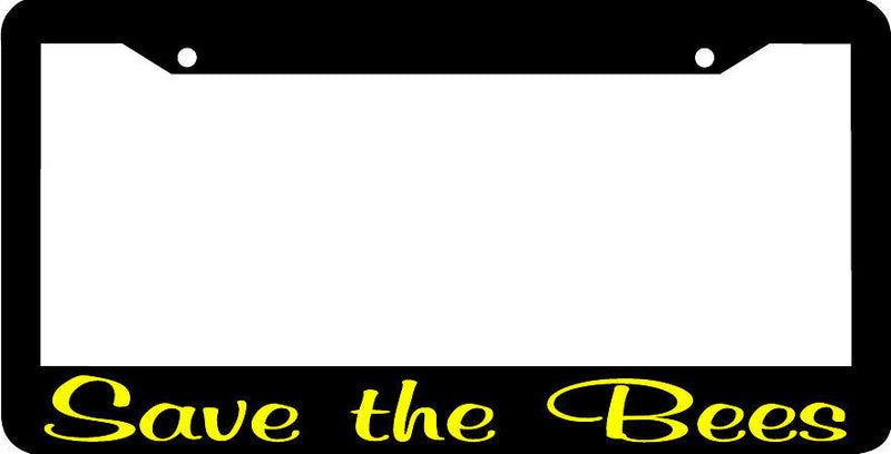 SAVE THE BEES License Plate Frame