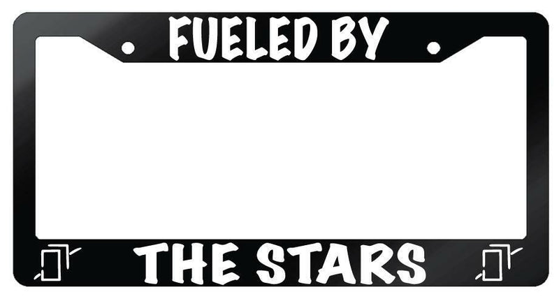 Fueled By The Stars (Astrologian) Glossy Black Plastic License Plate Frame FFXIV  Mod-GRAPH9856236-7159
