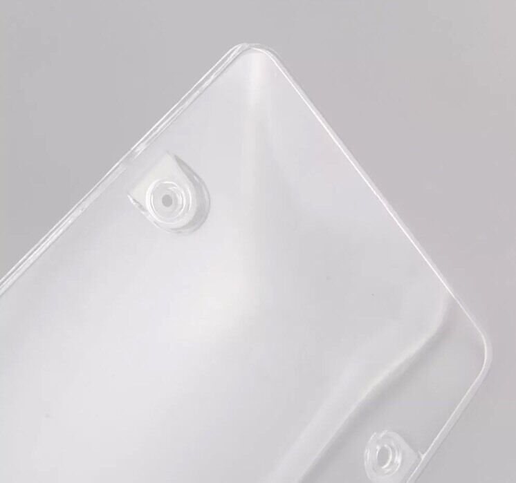 Universal Clear UNBREAKABLE License Plate Shield Cover