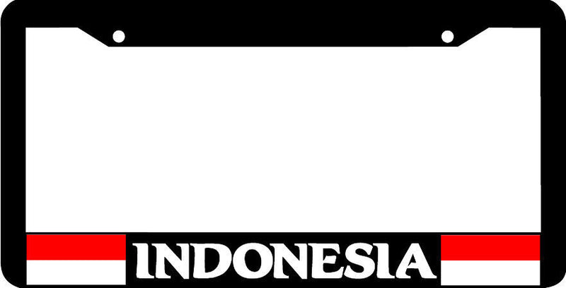 INDONESIA Indonesian flag License Plate Frame