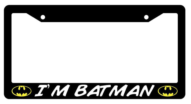 Black License Plate Frame I&