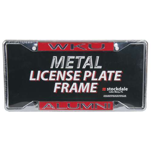 NCAA Western Kentucky Hilltoppers Metal Alumni Inlaid Acrylic License Plate Frame