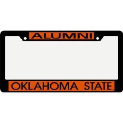 NCAA Oklahoma State Cowboys Metal Alumni Inlaid Acrylic License Plate Frame