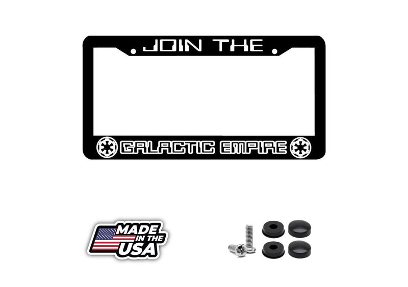 JOIN THE GALACTIC EMPIRE License Plate Frame