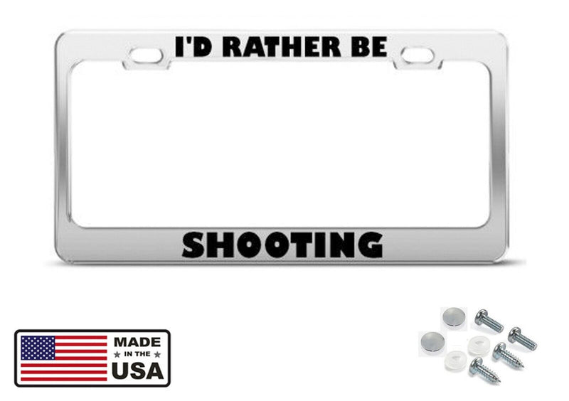 Metal License Plate Frame I&