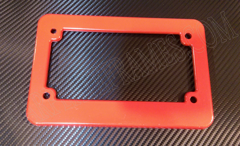 RED MOTORCYCLE scooter blank plastic License Plate Frame
