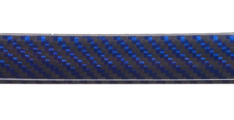 Real 100% Blue Carbon Fiber Motorcycle License Plate Frame With Free Caps v2