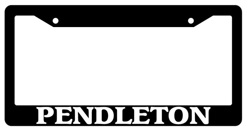 Black License Plate Frame Pendleton City State Auto Accessory Novelty 2504  Mod-GRAPH9856236-319