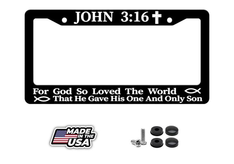Jesus License Plate Frame Christian Cross License Plate Frames 6x12 Inch