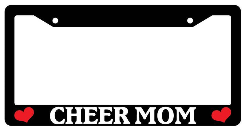 Black License Plate Frame CHEER MOM Auto Accessory 669  Mod-GRAPH9856236-1973