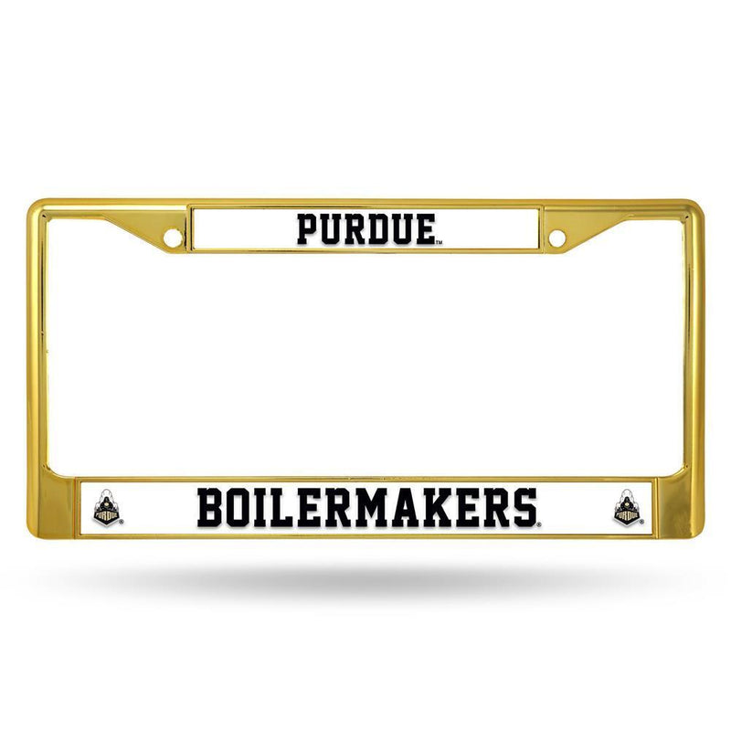 NCAA Purdue Boilermakers Team Color Chrome License Plate Frame