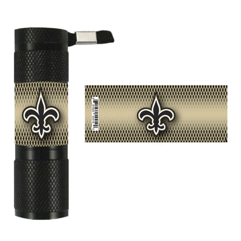 NFL New Orleans Saints LED Flashlight 1.1"x.3"x3.4"