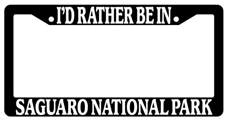Black License Plate Frame I&