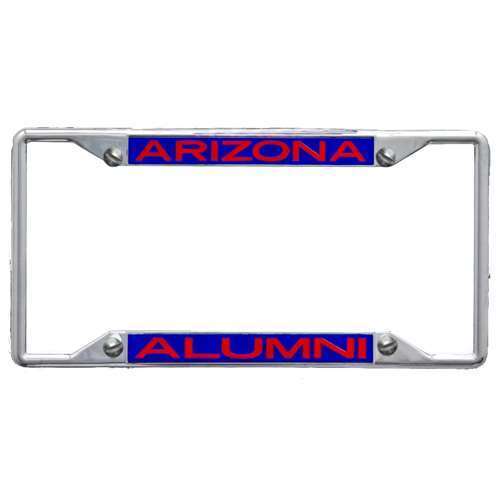 NCAA Arizona Wildcats Metal Alumni Inlaid Acrylic License Plate Frame