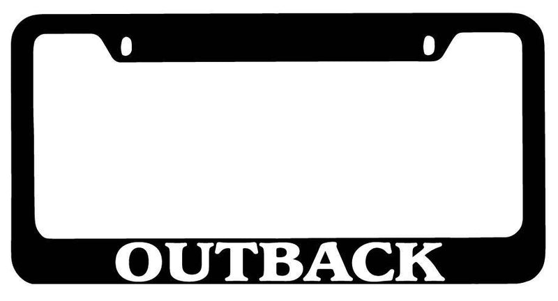 Black METAL License Plate Frame Outback Auto Accessory 1583  Mod-GRAPH9856236-8078