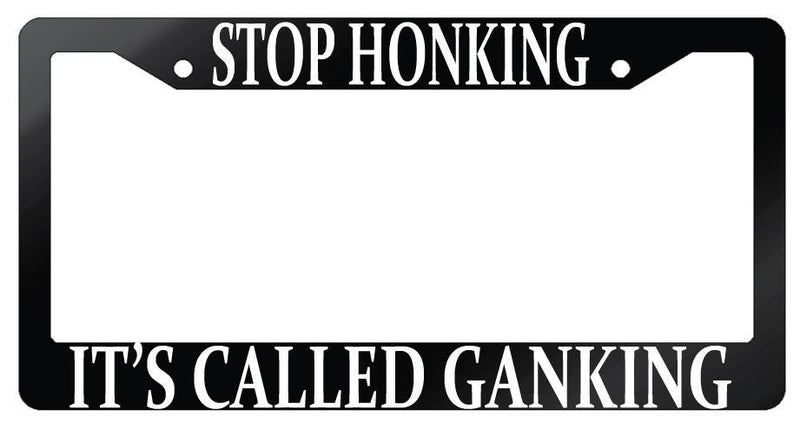 Glossy Black License Plate Frame PORT ORFORD Auto Accessory 2325  Mod-GRAPH9856236-7327