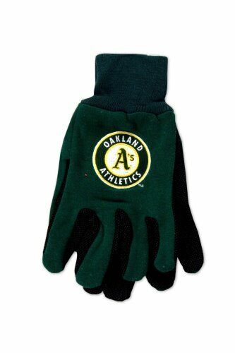 MLB Oakland Athletics Embroidered Utility Gloves Pr. One Size Fits Most