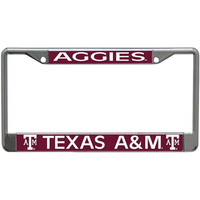 NCAA Texas A&M Aggies Metal License Plate Frame w/Domed Acrylic