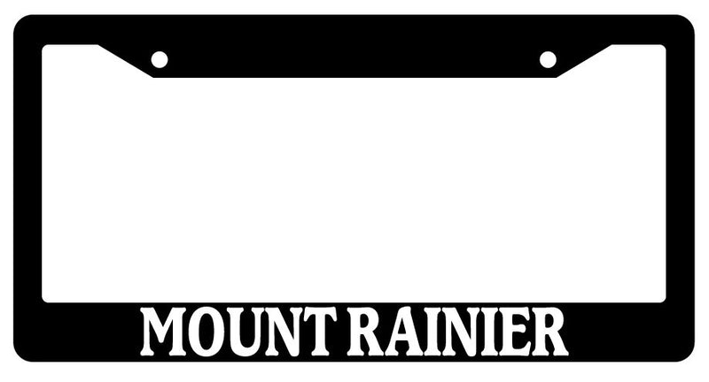 Black License Plate Frame Mount Rainier Auto Accessory Novelty 2388  Mod-GRAPH9856236-670
