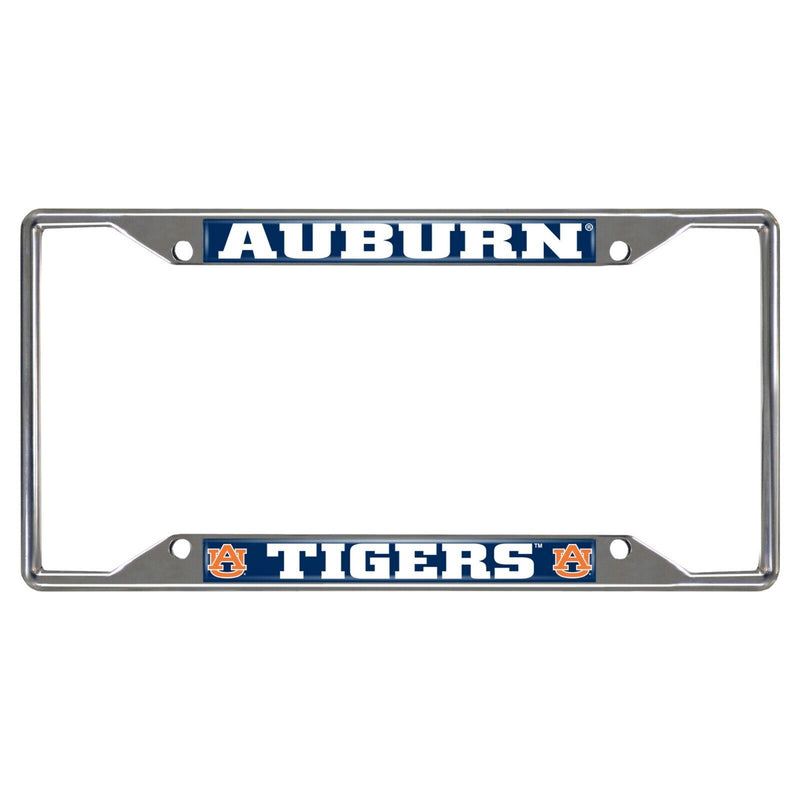 NCAA Auburn Tigers Chrome Metal License Plate Frame