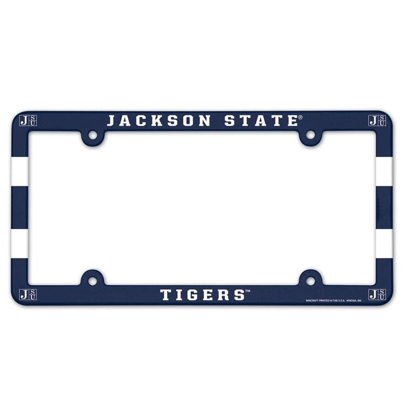 NCAA Jackson State Tigers Plastic License Plate Frame