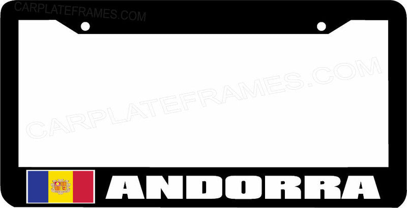 ANDORRA flag License Plate Frame