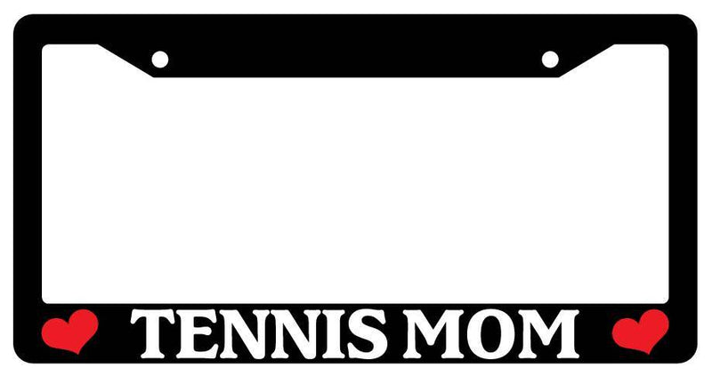 Black License Plate Frame TENNIS MOM Auto Accessory Novelty  Mod-GRAPH9856236-1964