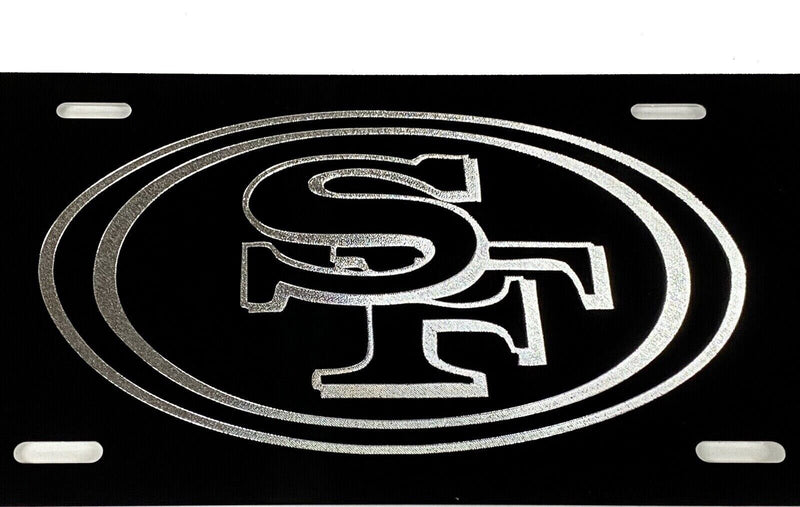 Silver Engraved San Francisco 49er&