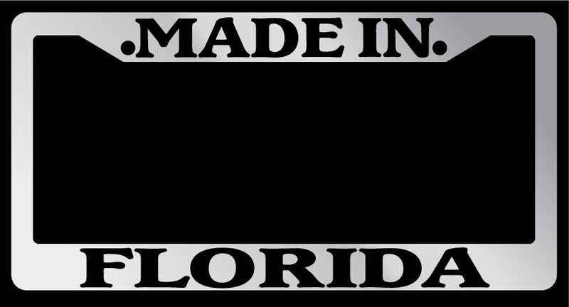Chrome License Plate Frame Made in Florida Auto Accessory 1251  Mod-GRAPH9856236-1642